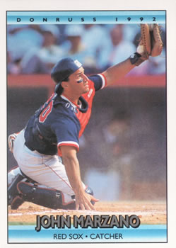 #448 John Marzano - Boston Red Sox - 1992 Donruss Baseball