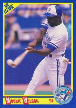 #448 Mookie Wilson - Toronto Blue Jays - 1990 Score Baseball