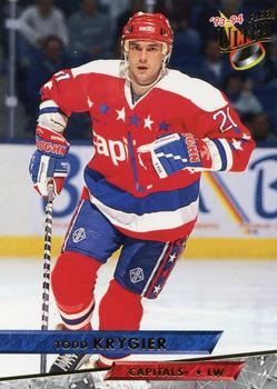#448 Todd Krygier - Washington Capitals - 1993-94 Ultra Hockey
