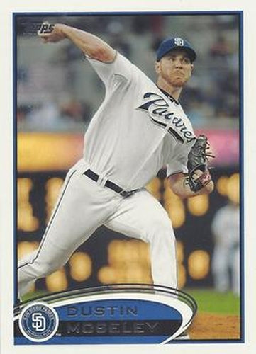 #448 Dustin Moseley - San Diego Padres - 2012 Topps Baseball