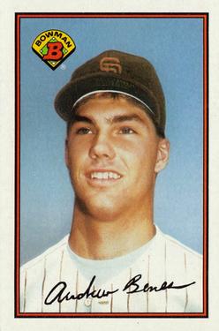 #448 Andy Benes - San Diego Padres - 1989 Bowman Baseball