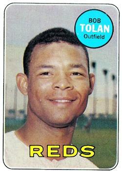 #448 Bob Tolan - Cincinnati Reds - 1969 Topps Baseball