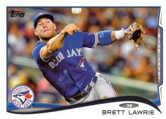 #448 Brett Lawrie - Toronto Blue Jays - 2014 Topps Baseball