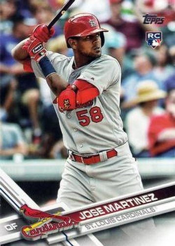 #448 Jose Martinez - St. Louis Cardinals - 2017 Topps Baseball