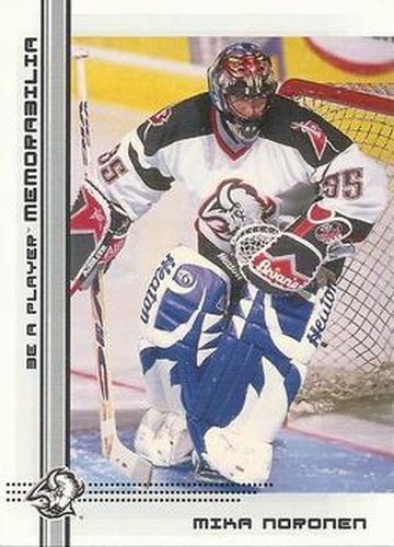 #448 Mika Noronen - Buffalo Sabres - 2000-01 Be a Player Memorabilia Hockey