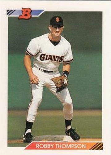 #448 Robby Thompson - San Francisco Giants - 1992 Bowman Baseball