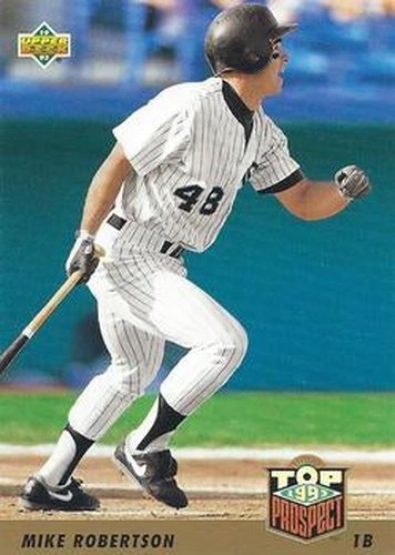 #448 Mike Robertson - Chicago White Sox - 1993 Upper Deck Baseball