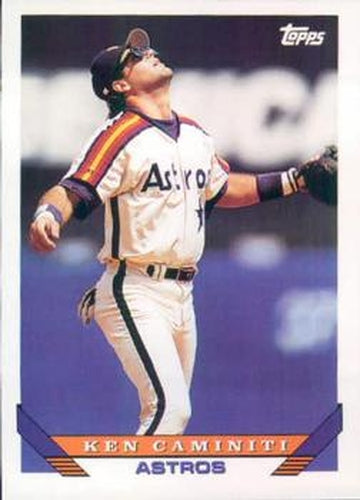 #448 Ken Caminiti - Houston Astros - 1993 Topps Baseball