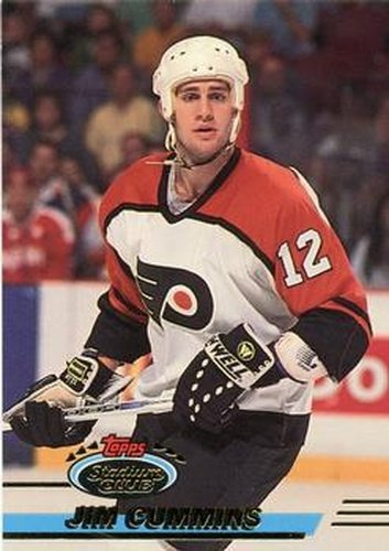 #448 Jim Cummins - Philadelphia Flyers - 1993-94 Stadium Club Hockey