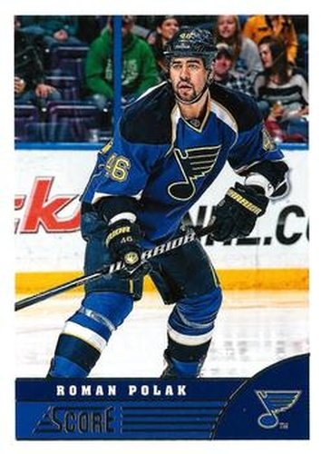 #448 Roman Polak - St. Louis Blues - 2013-14 Score Hockey