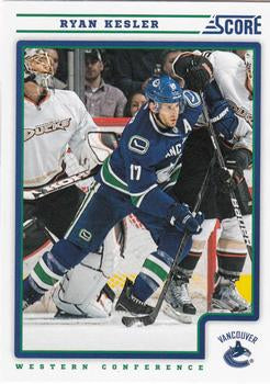 #448 Ryan Kesler - Vancouver Canucks - 2012-13 Score Hockey