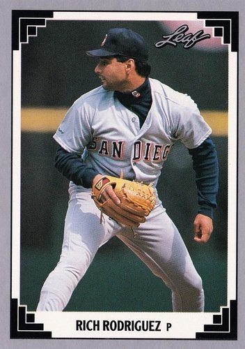 #448 Rich Rodriguez - San Diego Padres - 1991 Leaf Baseball