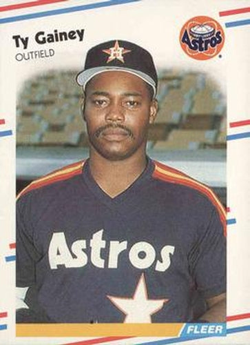 #448 Ty Gainey - Houston Astros - 1988 Fleer Baseball