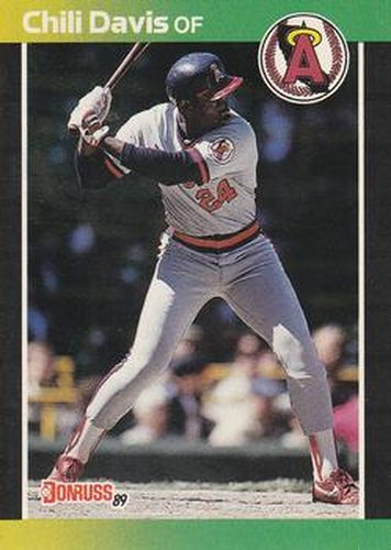 #449 Chili Davis - California Angels - 1989 Donruss Baseball