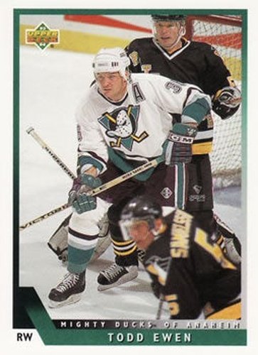 #449 Todd Ewen - Anaheim Mighty Ducks - 1993-94 Upper Deck Hockey