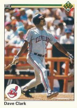 #449 Dave Clark - Cleveland Indians - 1990 Upper Deck Baseball