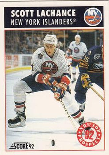 #449 Scott Lachance - New York Islanders - 1992-93 Score USA Hockey