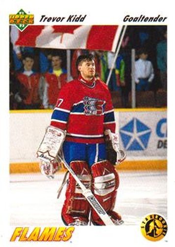 #449 Trevor Kidd - Calgary Flames - 1991-92 Upper Deck Hockey