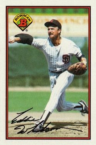 #449 Eddie Whitson - San Diego Padres - 1989 Bowman Baseball