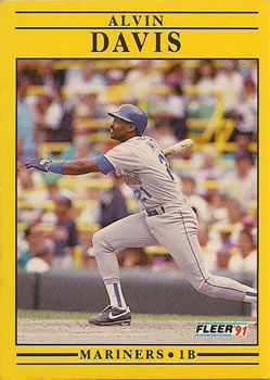 #449 Alvin Davis - Seattle Mariners - 1991 Fleer Baseball