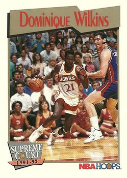 #449 Dominique Wilkins - Atlanta Hawks - 1991-92 Hoops Basketball