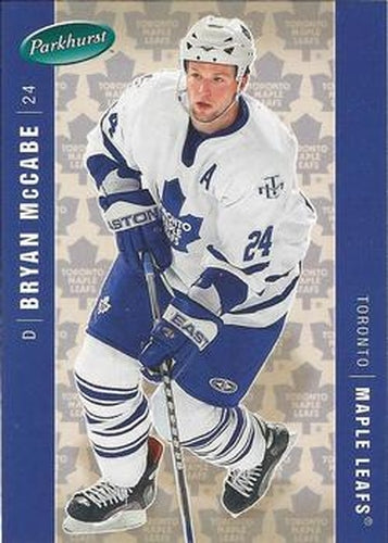 #449 Bryan McCabe - Toronto Maple Leafs - 2005-06 Parkhurst Hockey