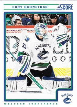 #449 Cory Schneider - Vancouver Canucks - 2012-13 Score Hockey