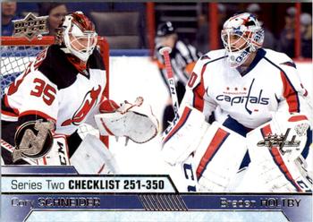 #449 Cory Schneider / Braden Holtby - New Jersey Devils / Washington Capitals - 2016-17 Upper Deck Hockey