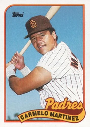 #449 Carmelo Martinez - San Diego Padres - 1989 Topps Baseball