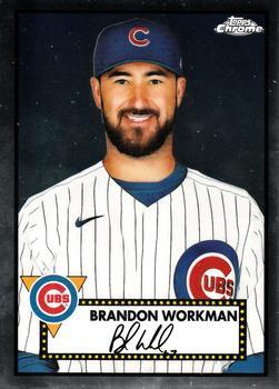 #449 Brandon Workman - Chicago Cubs - 2021 Topps Chrome Platinum Anniversary Baseball