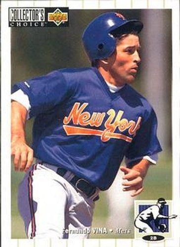 #449 Fernando Vina - New York Mets - 1994 Collector's Choice Baseball