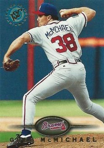 #449 Greg McMichael - Atlanta Braves - 1995 Stadium Club Baseball
