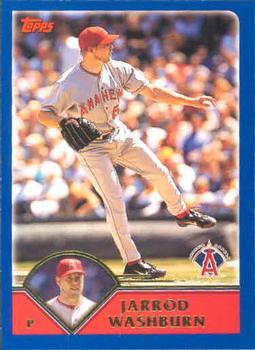 #449 Jarrod Washburn - Anaheim Angels - 2003 Topps Baseball