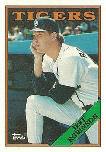 #449 Jeff Robinson - Detroit Tigers - 1988 Topps Baseball