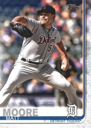 #449 Matt Moore - Detroit Tigers - 2019 Topps Baseball
