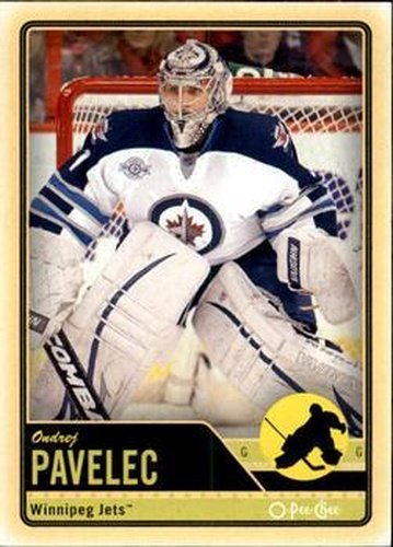 #449 Ondrej Pavelec - Winnipeg Jets - 2012-13 O-Pee-Chee Hockey