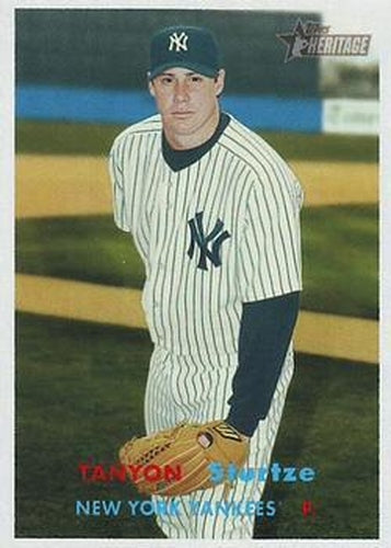 #449 Tanyon Sturtze - New York Yankees - 2006 Topps Heritage Baseball