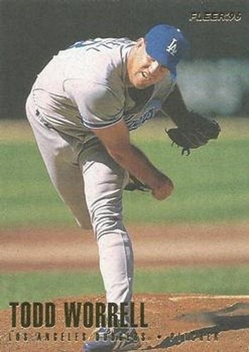 #449 Todd Worrell - Los Angeles Dodgers - 1996 Fleer Baseball