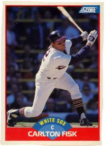#449 Carlton Fisk - Chicago White Sox - 1989 Score Baseball
