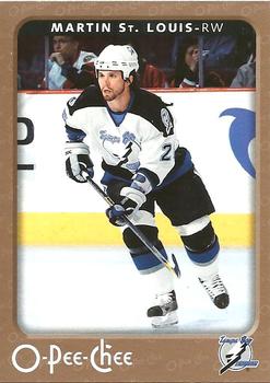 #449 Martin St. Louis - Tampa Bay Lightning - 2006-07 O-Pee-Chee Hockey