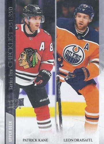 #449 Patrick Kane / Leon Draisaitl - Chicago Blackhawks / Edmonton Oilers - 2020-21 Upper Deck Hockey