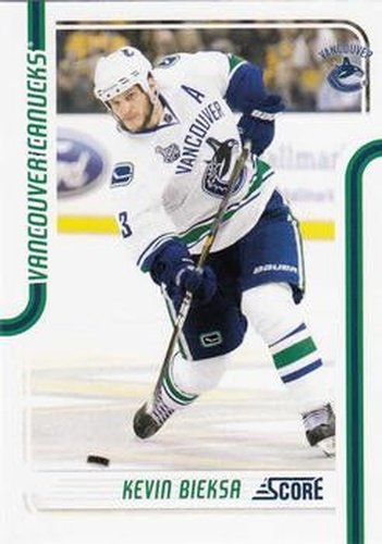 #449 Kevin Bieksa - Vancouver Canucks - 2011-12 Score Hockey