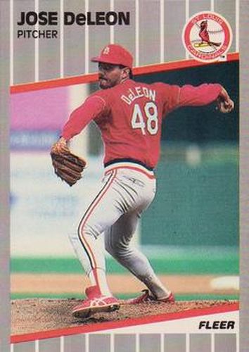 #449 Jose DeLeon - St. Louis Cardinals - 1989 Fleer Baseball