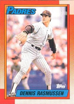 #449 Dennis Rasmussen - San Diego Padres - 1990 O-Pee-Chee Baseball