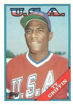 #44T Ty Griffin - USA - 1988 Topps Traded Baseball