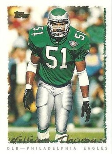 #44 William Thomas - Philadelphia Eagles - 1995 Topps Football