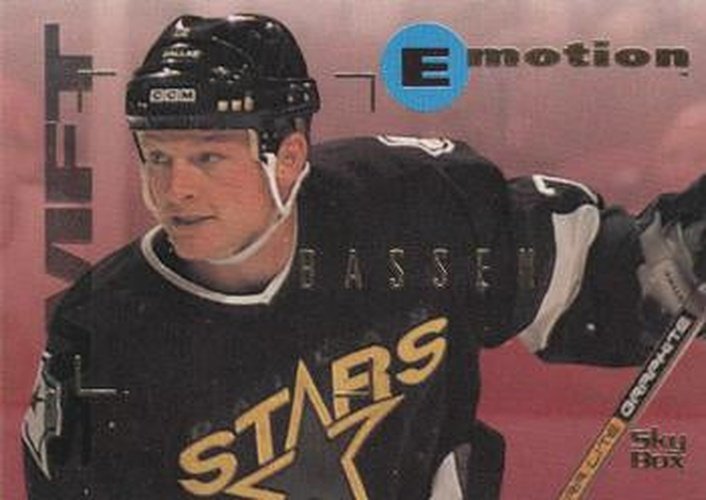 #44 Bob Bassen - Dallas Stars - 1995-96 SkyBox E-Motion Hockey