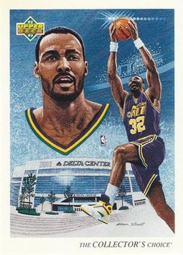 #44 Karl Malone - Utah Jazz - 1992-93 Upper Deck Basketball