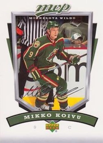 #144 Mikko Koivu - Minnesota Wild - 2006-07 Upper Deck MVP Hockey