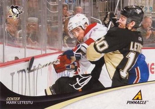 #44 Mark Letestu - Pittsburgh Penguins - 2011-12 Panini Pinnacle Hockey